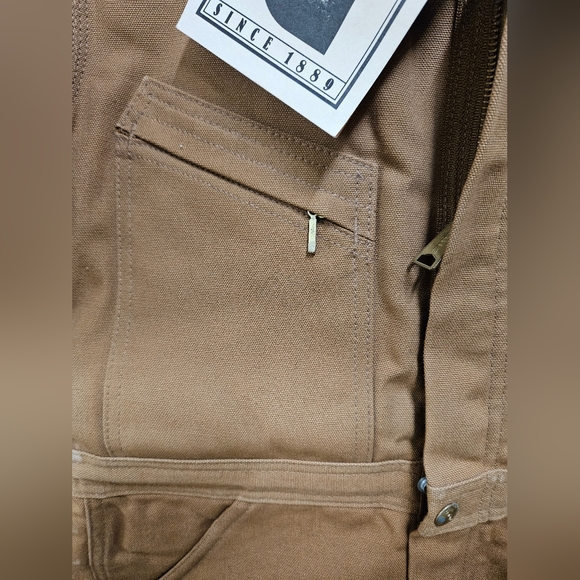 Vintage Carhartt Brown Duck Insulated Coveralls - Picture 9 of 10
